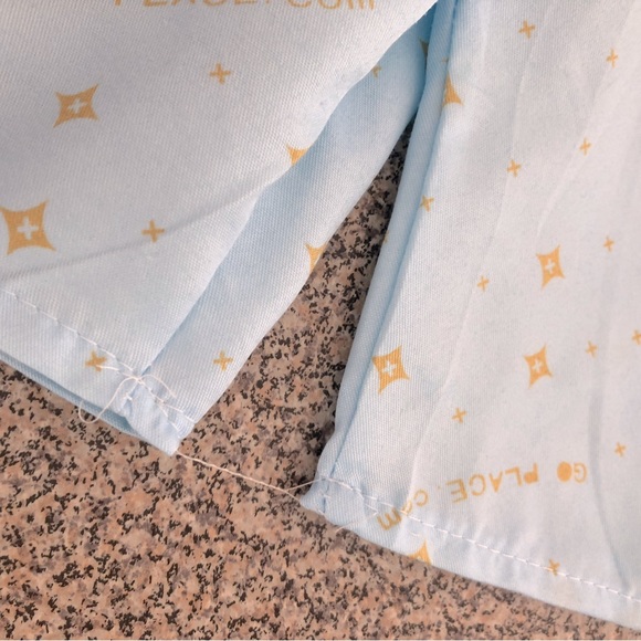 3/$30 Go Place Spa Medium Shorts Pyjamas Lounge Set 2 Piece Stars Short Sleeve - Picture 11 of 16